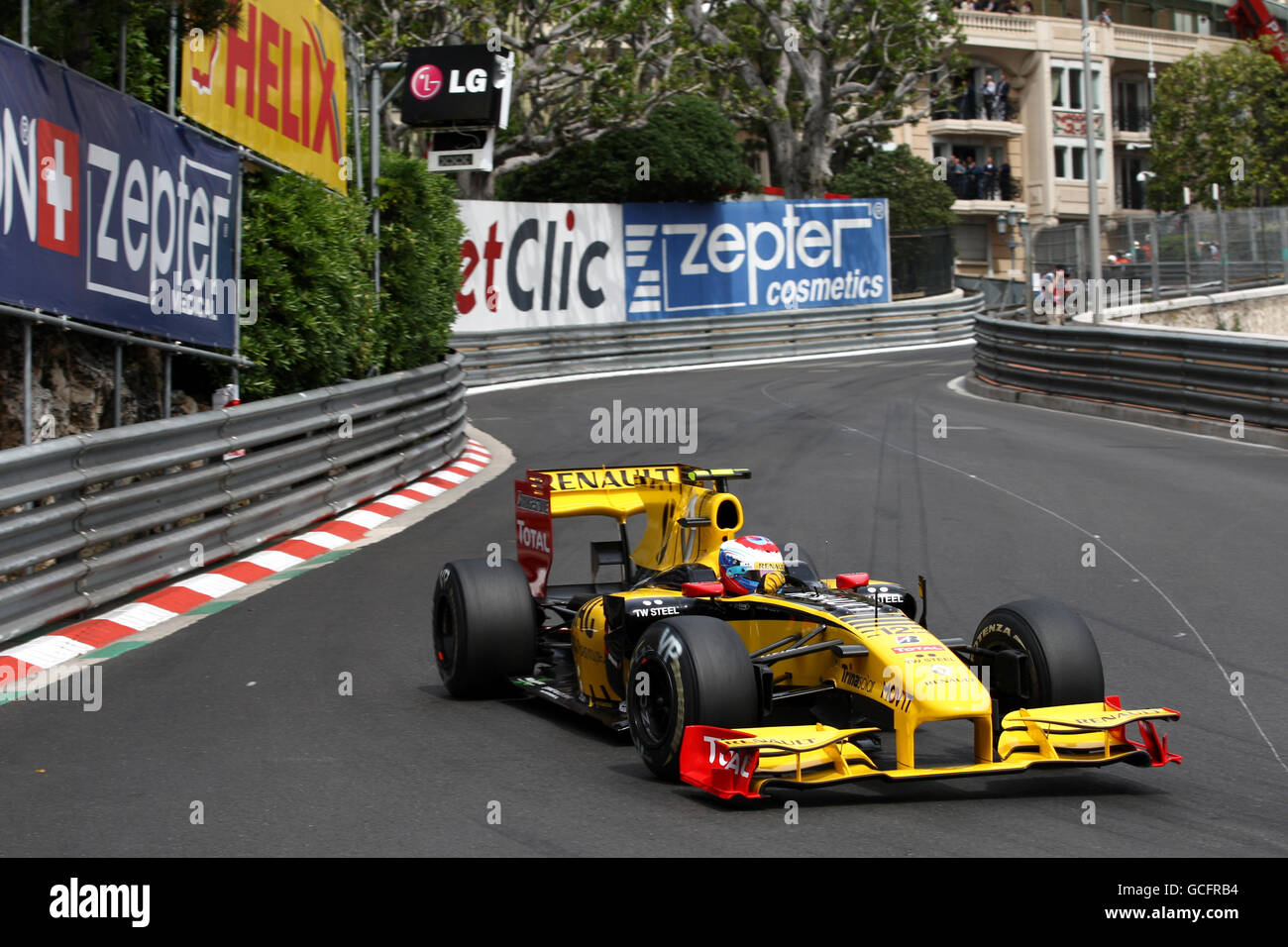 Formula uno Motor Racing - Gran Premio di Monaco - Practice e Qualifiche - circuito di Monaco. Vitaly Petrov (RUS), Renault. Foto Stock