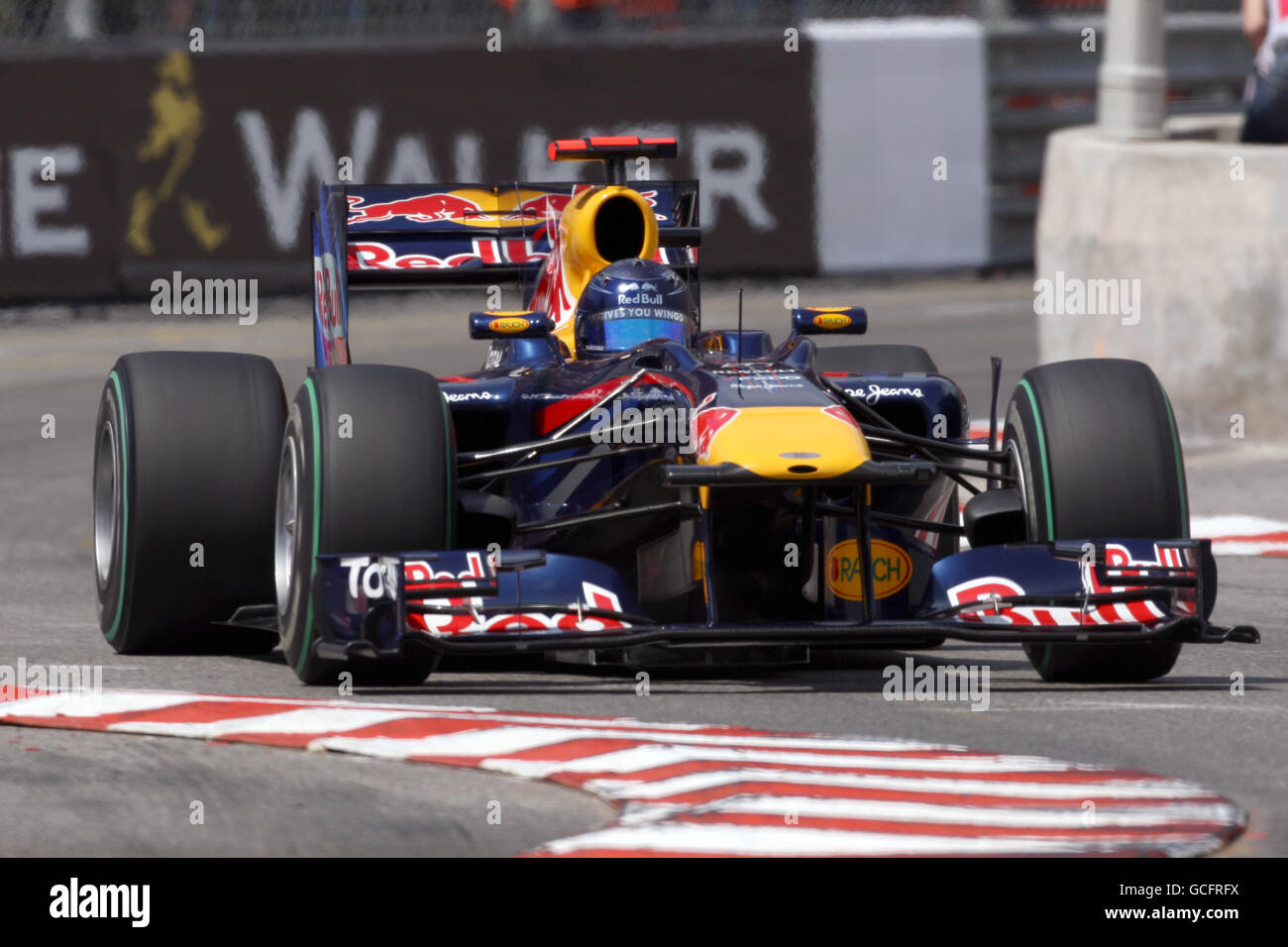 Formula uno Motor Racing - Gran Premio di Monaco - Practice e Qualifiche - circuito di Monaco. Sebastian Vettel (GER), Red Bull Foto Stock