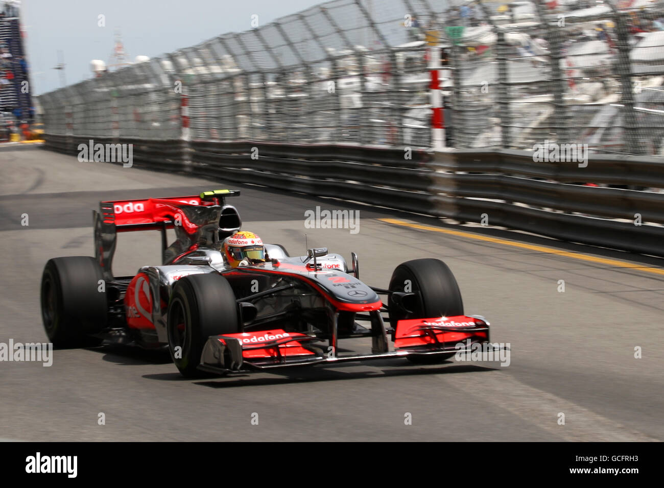 Formula uno Motor Racing - Gran Premio di Monaco - Practice e Qualifiche - circuito di Monaco. Lewis Hamilton (GBR), McLaren. Foto Stock
