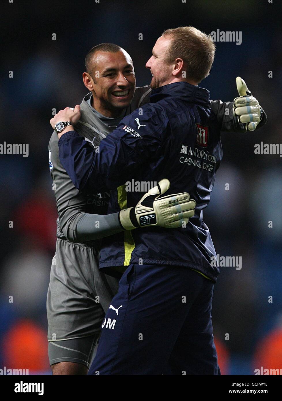 Calcio - Barclays Premier League - Manchester City v Tottenham Hotspur - City of Manchester Stadium Foto Stock