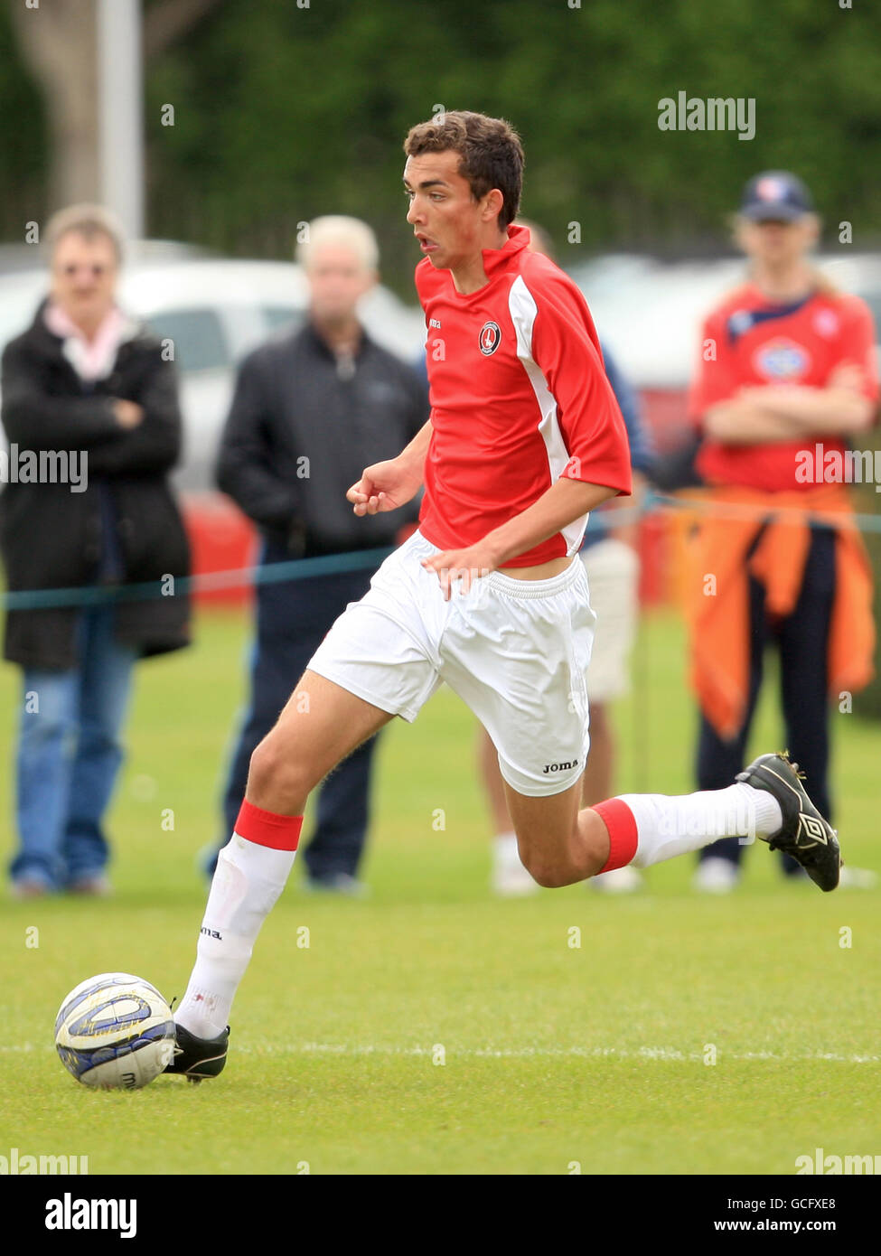 Calcio - Accademia di Premier League U18 - Gruppo A - Charlton Athletic v Crystal Palace - Passeri Lane Foto Stock