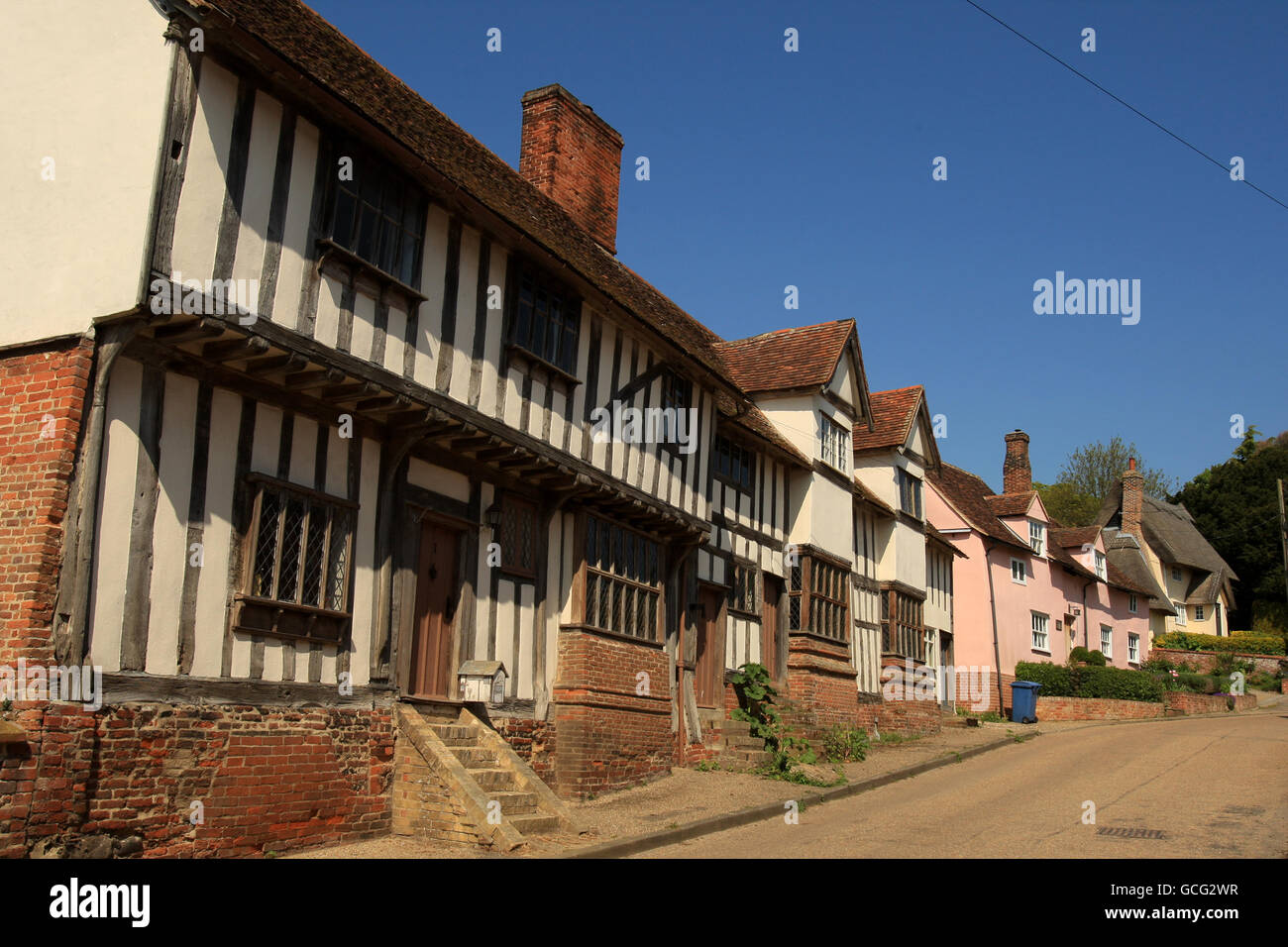 Magazzino Generale - Kersey Village - Suffolk Foto Stock