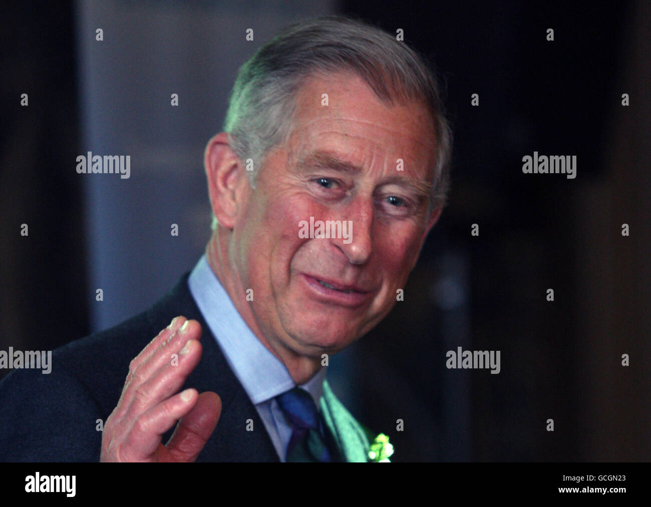 Il Principe di Galles, conosciuto come il Duca di Rothesay in Scozia, partecipa al lancio della Guida Verde per gli edifici storici come Presidente del Principe's Regeneration Trust, presso il Palazzo di Holyroodhouse, Edimburgo. Foto Stock