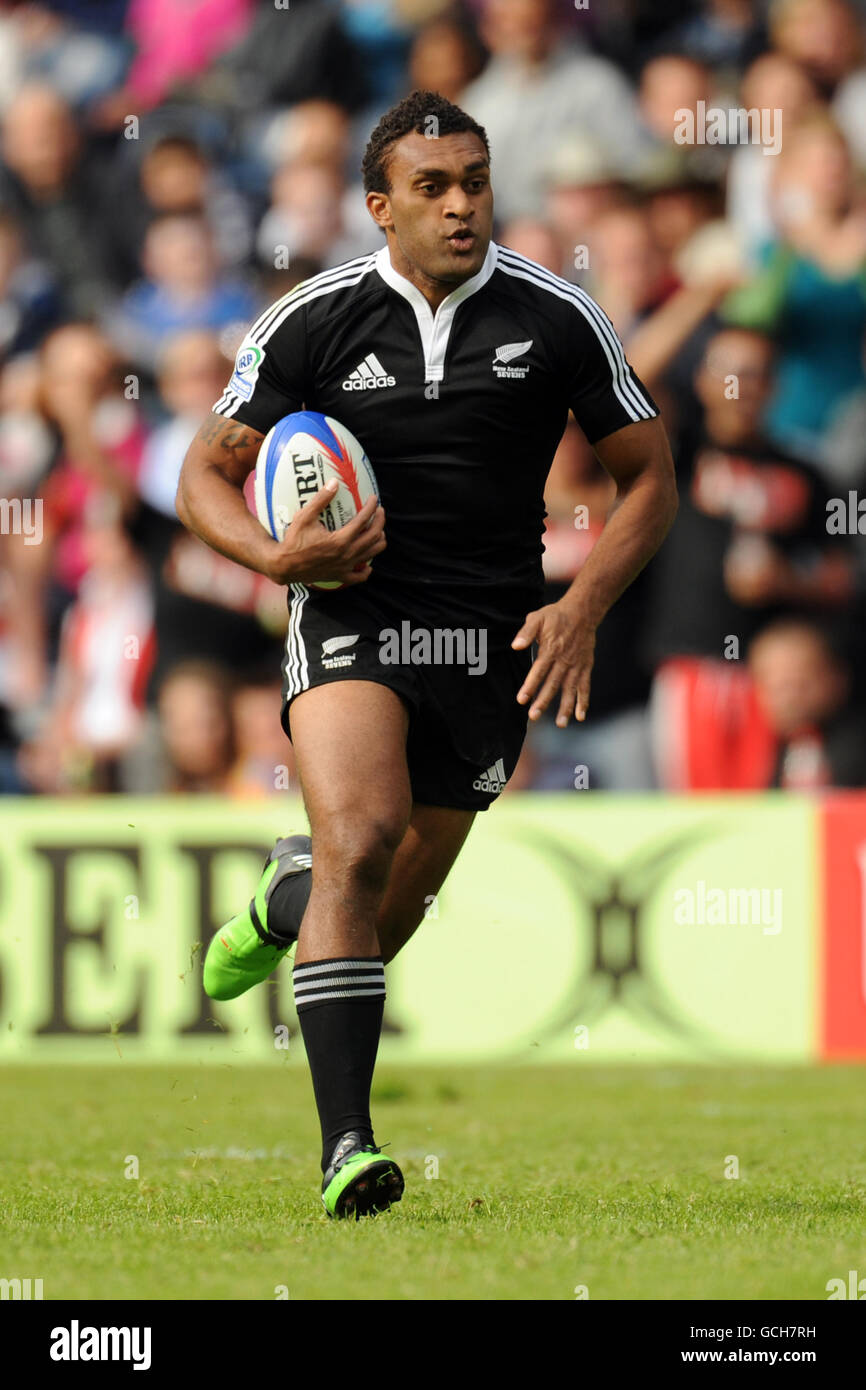 Rugby Union - Emirates Sevens - IRB World Series 2010 - Day One - Murrayfield. Salva Tokula, Nuova Zelanda Foto Stock