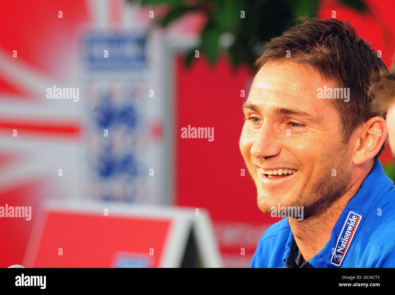 Calcio - Coppa del mondo FIFA Sud Africa 2010 - Gruppo C - Inghilterra / Slovenia - Inghilterra Conferenza stampa - giorno due - Royal Bafoken.... Frank Lampard in Inghilterra durante una conferenza stampa al Royal Bafokeng Sports Complex di Rustenburg, Sudafrica. Foto Stock
