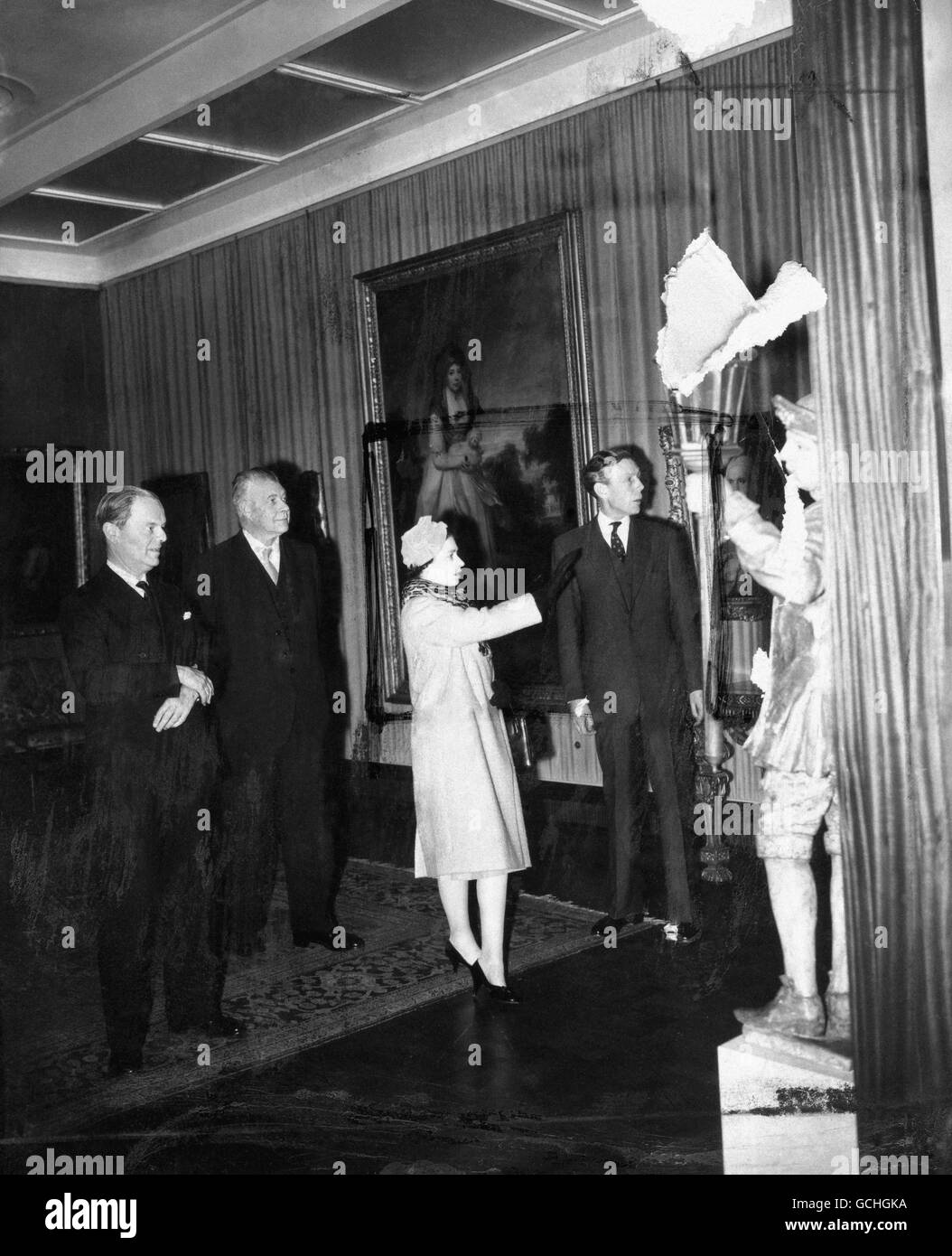 QUEEN + ANTHONY BLUNT : 1959 Foto Stock