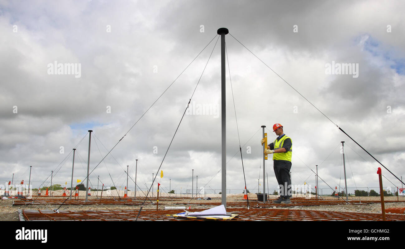 Radio Telescope a Chilbolton Observatory Foto Stock