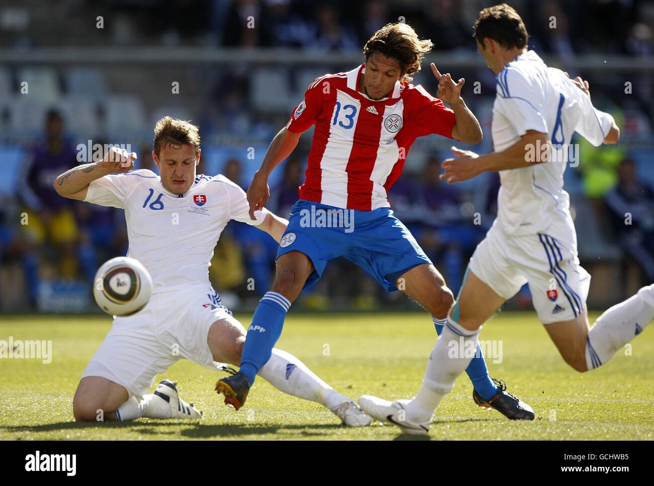 Calcio - Coppa del Mondo FIFA Sud Africa 2010 - Gruppo F - Slovacchia v Paraguay - Free State Stadium Foto Stock