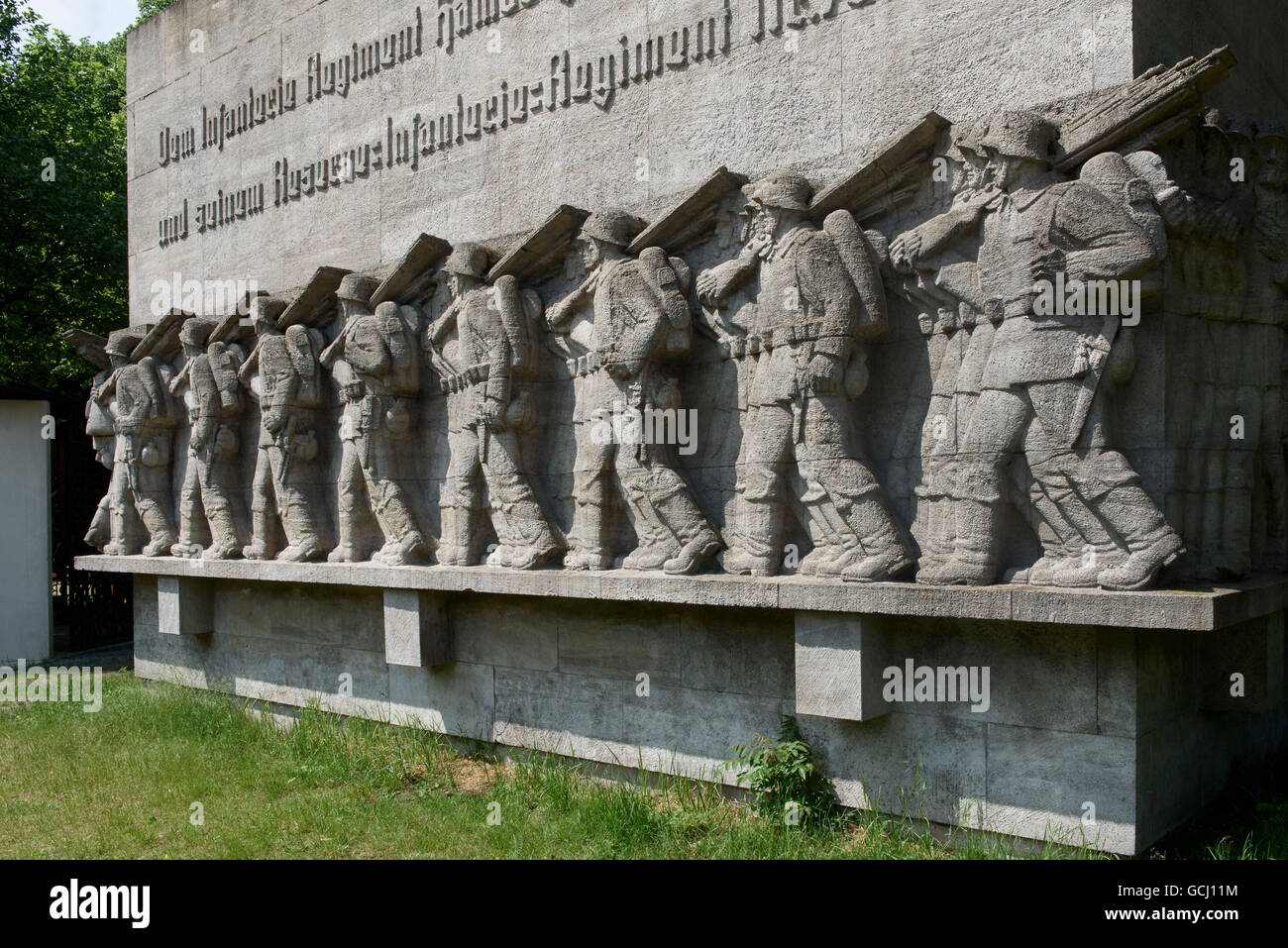 Memoriale di guerra a Dammtordamm, costruito 1936, progettato byn Richard Kuöhl un, Amburgo, Germania Foto Stock