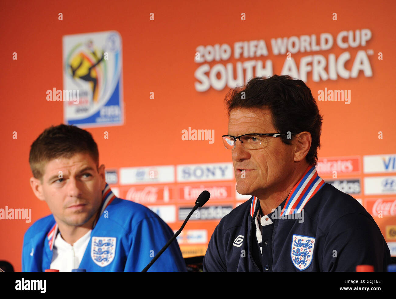 Calcio - Coppa del Mondo FIFA Sud Africa 2010 - Round di 16 - Germania / Inghilterra - Inghilterra Conferenza stampa - Giorno 2 - Stato libero... Foto Stock