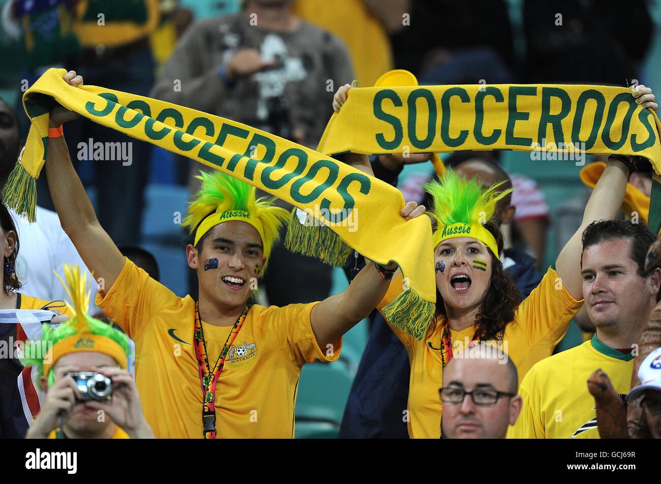 Calcio - Coppa del Mondo FIFA Sud Africa 2010 - Gruppo D - Germania v Australia - Durban Stadium Foto Stock