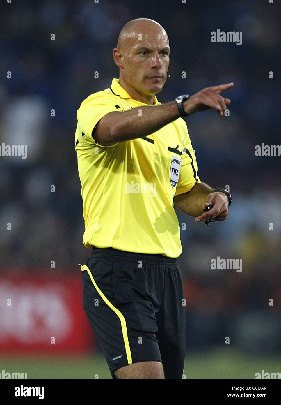 Calcio - Coppa del mondo FIFA Sud Africa 2010 - Gruppo F - Slovacchia / Italia - Ellis Park. Howard Webb, arbitro Foto Stock