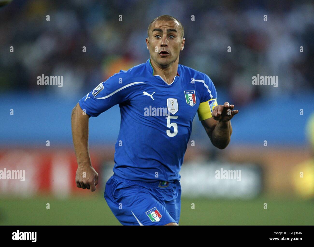 Calcio - Coppa del mondo FIFA Sud Africa 2010 - Gruppo F - Slovacchia / Italia - Ellis Park. Fabio Cannavaro, Italia Foto Stock