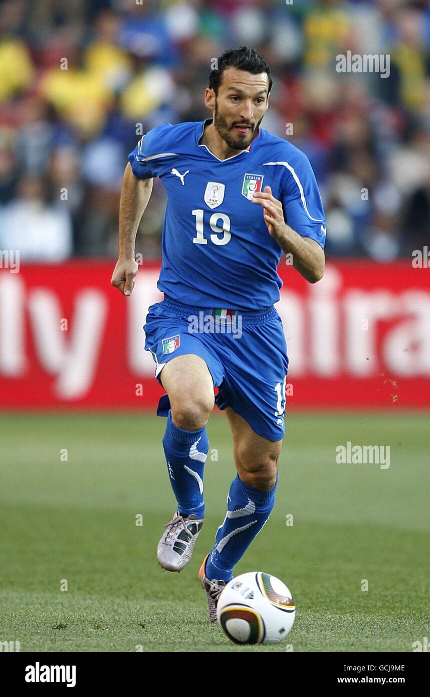 Calcio - Coppa del mondo FIFA Sud Africa 2010 - Gruppo F - Slovacchia / Italia - Ellis Park. Gianluca Zambrotta, Italia Foto Stock