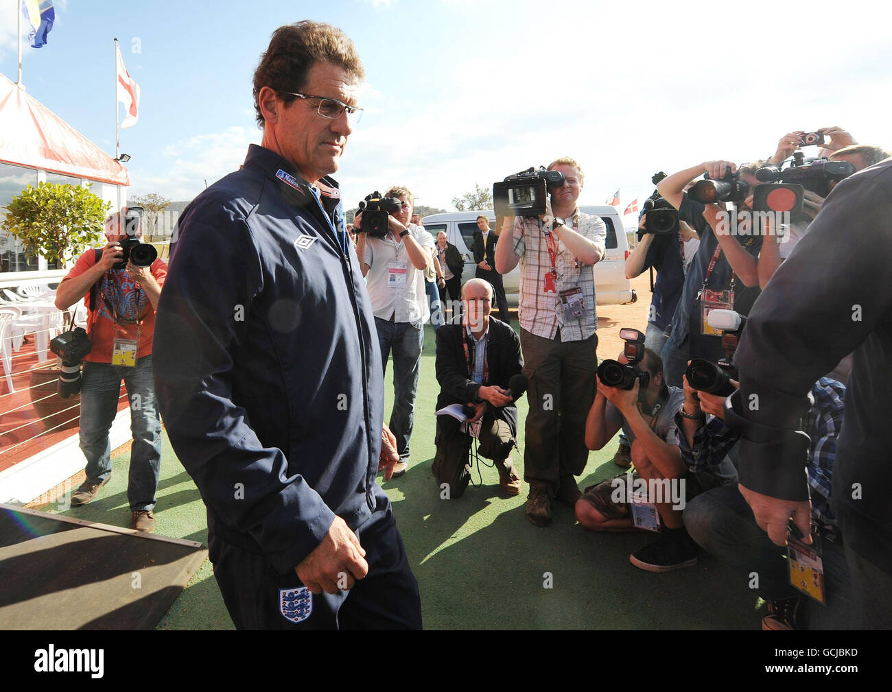 Calcio - Coppa del Mondo FIFA Sud Africa 2010 - Inghilterra Conferenza stampa - Royal Bafokeng Sports Complex Foto Stock