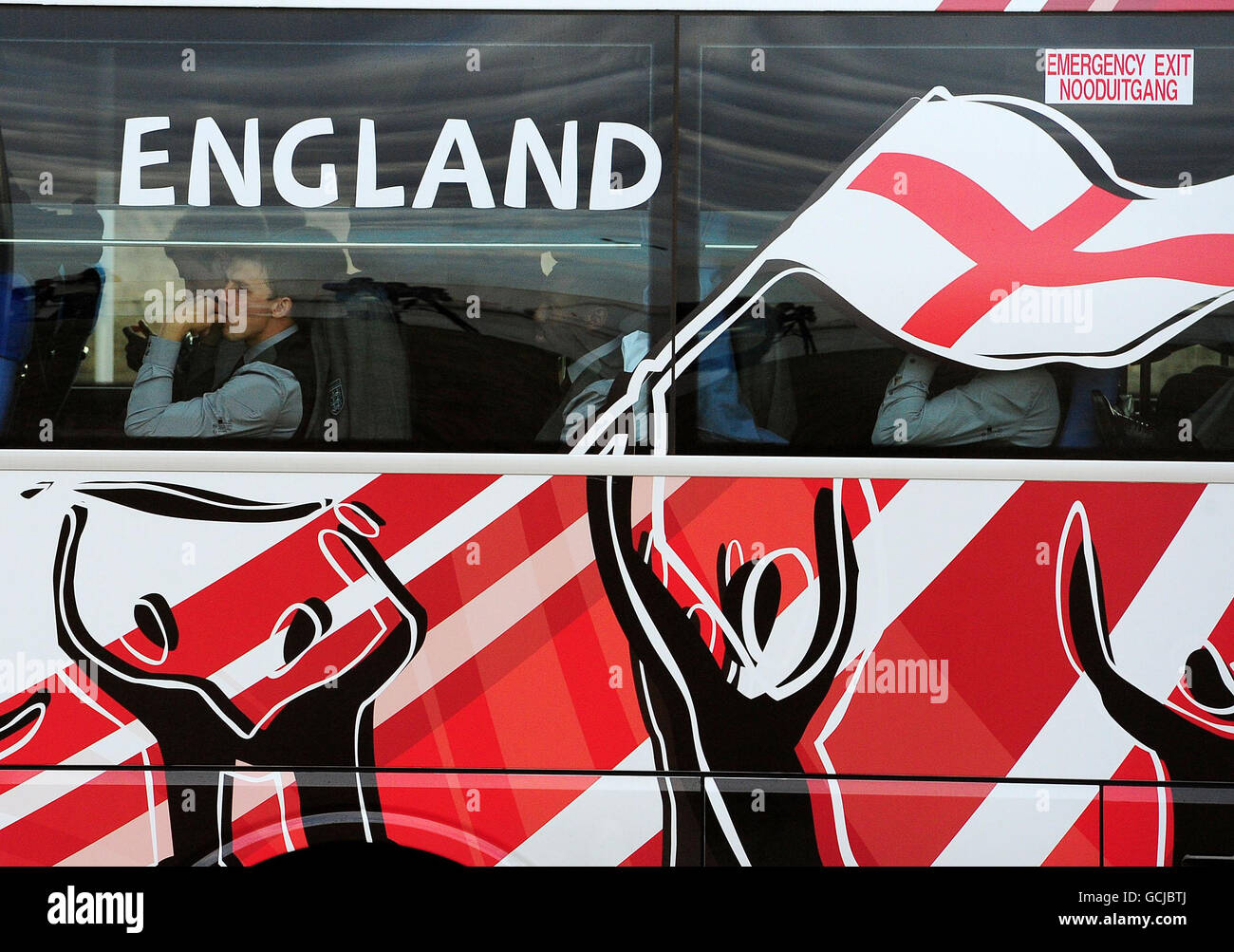Calcio - Coppa del Mondo FIFA Sud Africa 2010 - Inghilterra di partenza - Royal Bafokeng Sports Complex Foto Stock