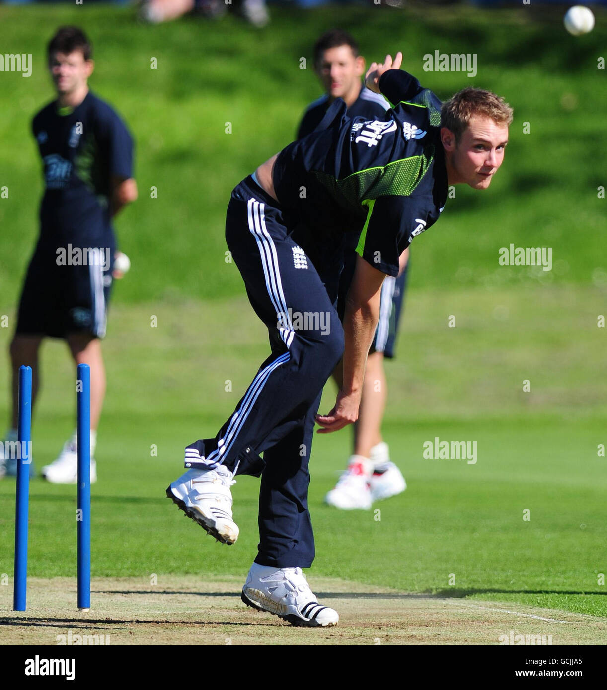 Cricket - Inghilterra Media e sessione pratica - National Cricket Performance Center Foto Stock