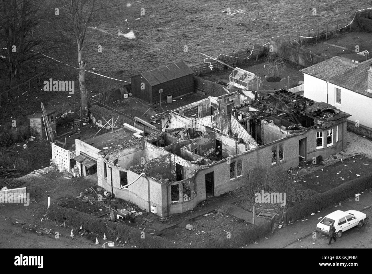 Le catastrofi e incidenti - Il terrorismo - attentato al Volo Pan Am 103 - Lockerbie Foto Stock