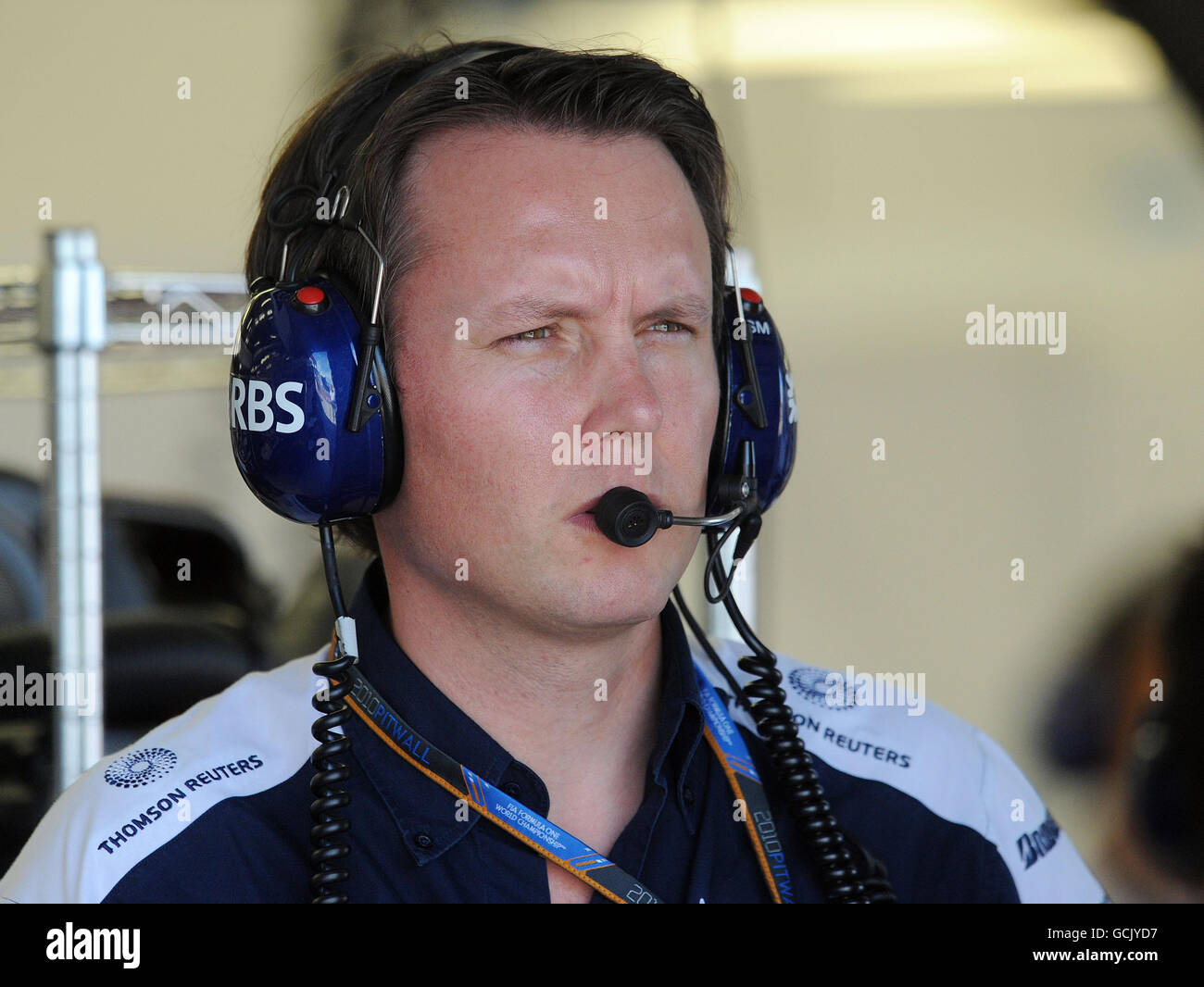 Motor Racing - Santander British Formula One Grand Prix - Giorno di pratica - Circuito di Silverstone Foto Stock