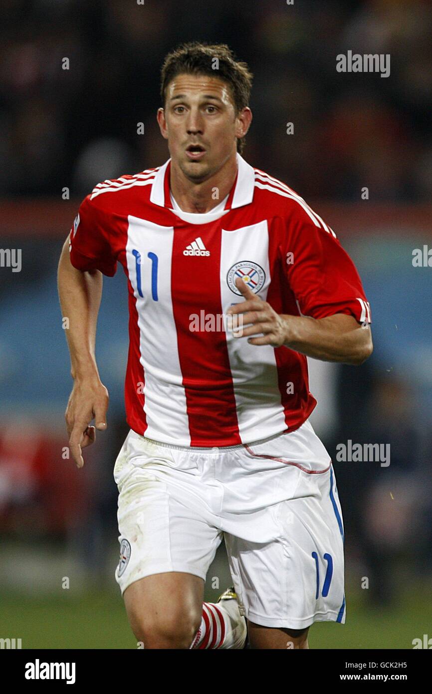 Calcio - Coppa del mondo FIFA Sud Africa 2010 - Quarta finale - Paraguay v Spagna - Ellis Park. Jonathan Santana, Paraguay. Foto Stock
