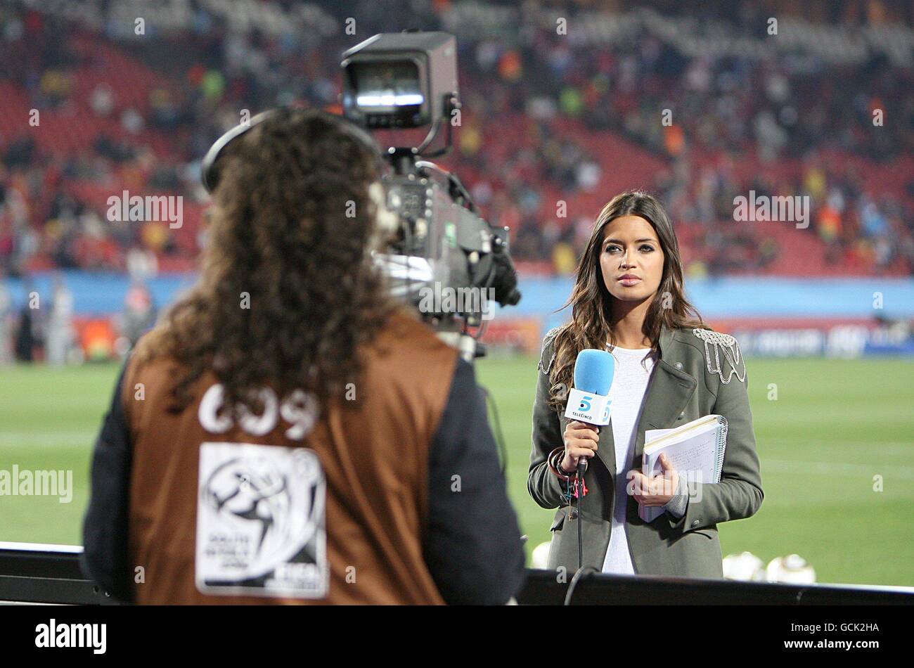 Calcio - Coppa del Mondo FIFA Sud Africa 2010 - Quarti di Finale - Paraguay v Spagna - Ellis Park Foto Stock
