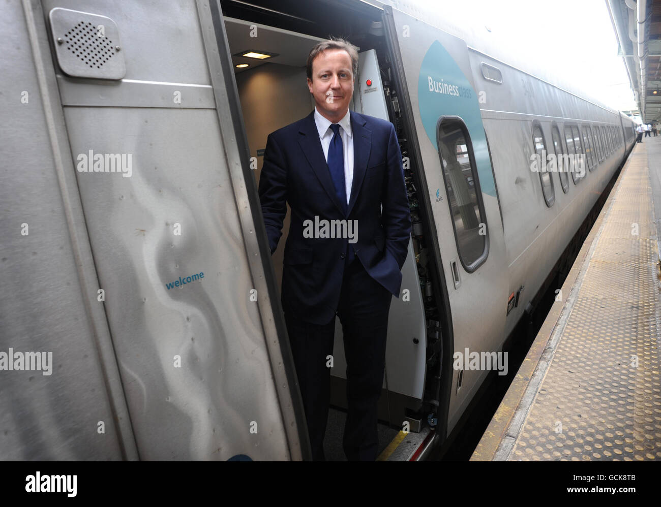 Cameron ci visita Foto Stock