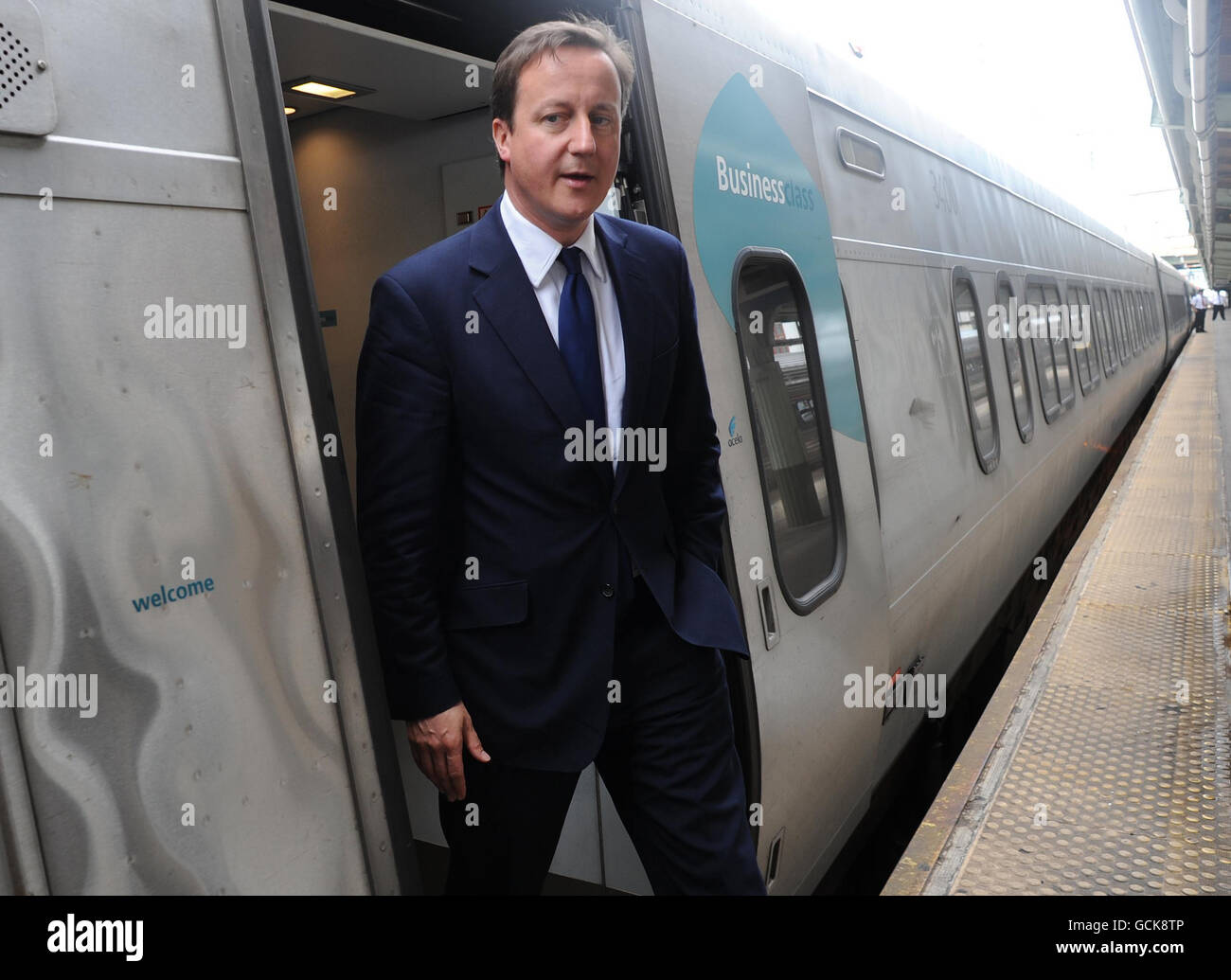 Cameron ci visita Foto Stock