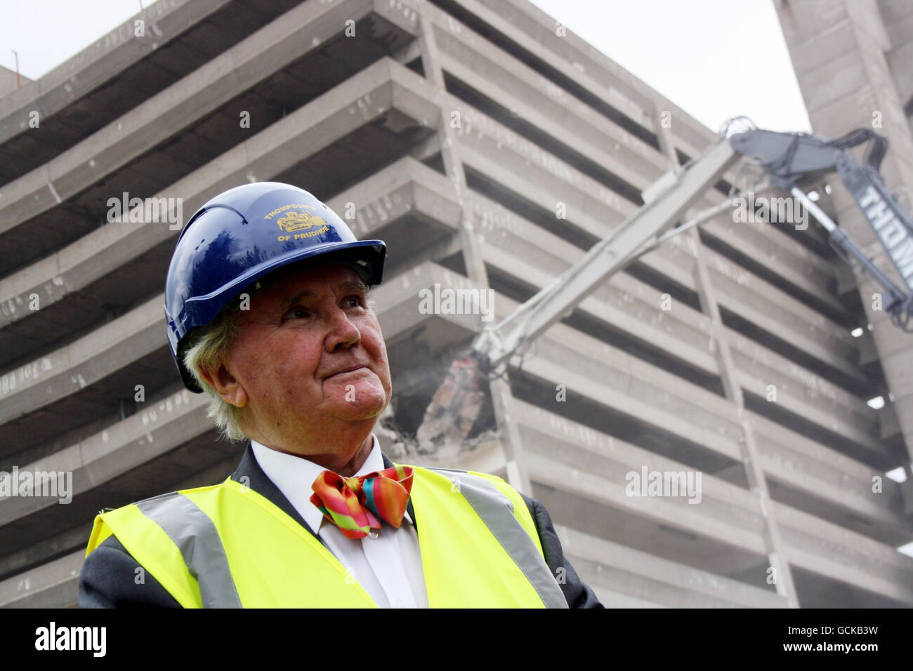 Iconico parcheggio auto per essere demolita Foto Stock