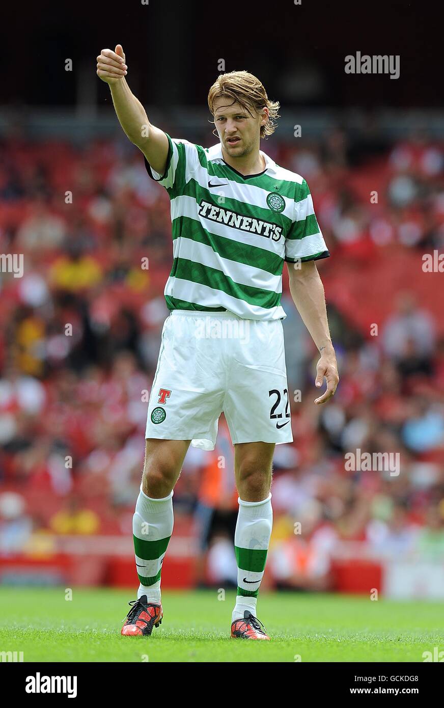 Calcio - Emirates Cup 2010 - Celtic v Olympique Lyonnais - Emirates Stadium. Glenn Loovens, Celtic Foto Stock