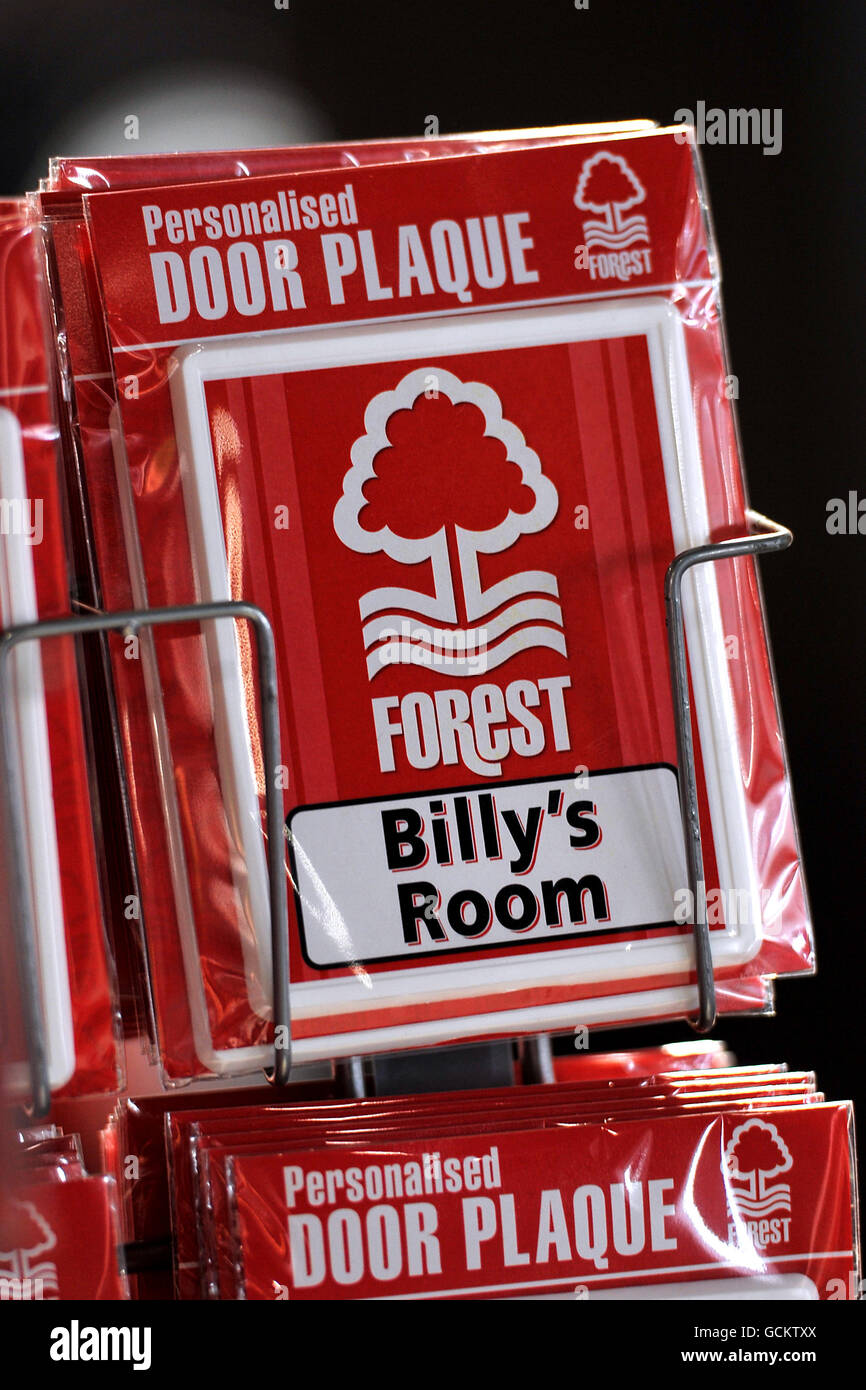 Calcio - npower Football League Championship - Nottingham Forest Club Shop apertura Foto Stock