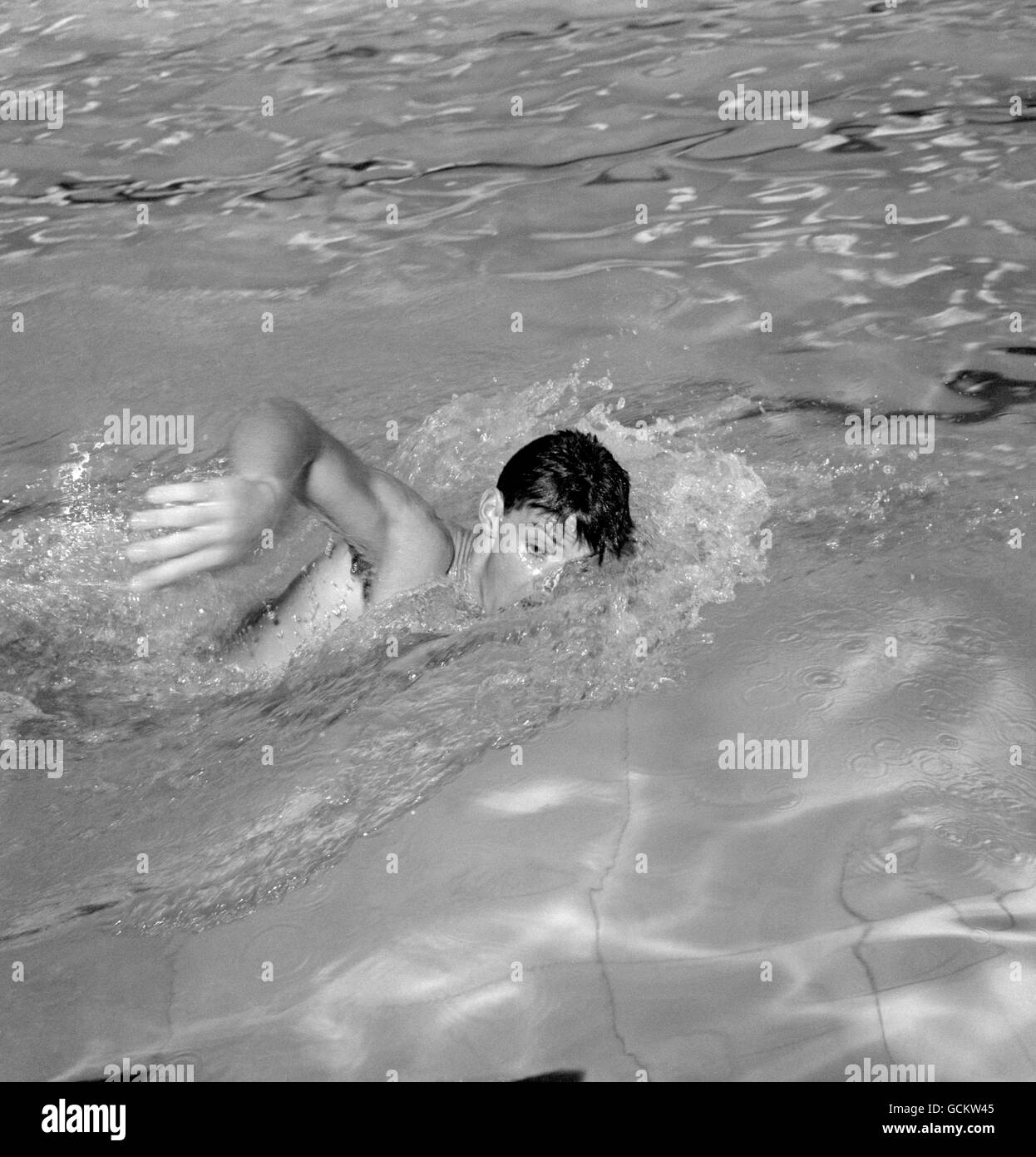 Nuoto - Bobby McGregor - Falkirk - 1967 Foto Stock