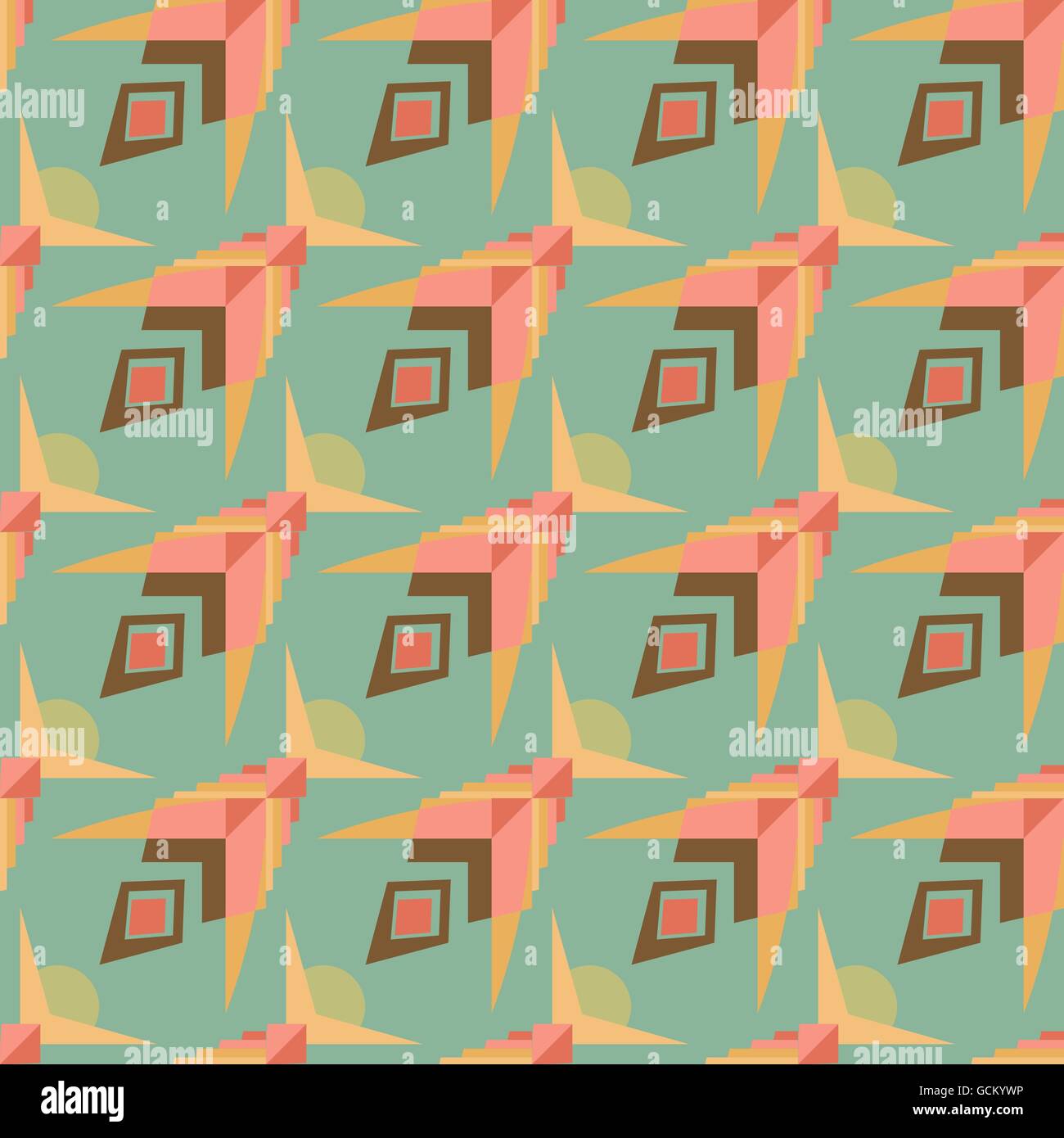 Encausto piastrelle seamless pattern. EPS vettoriali 10 Illustrazione Vettoriale