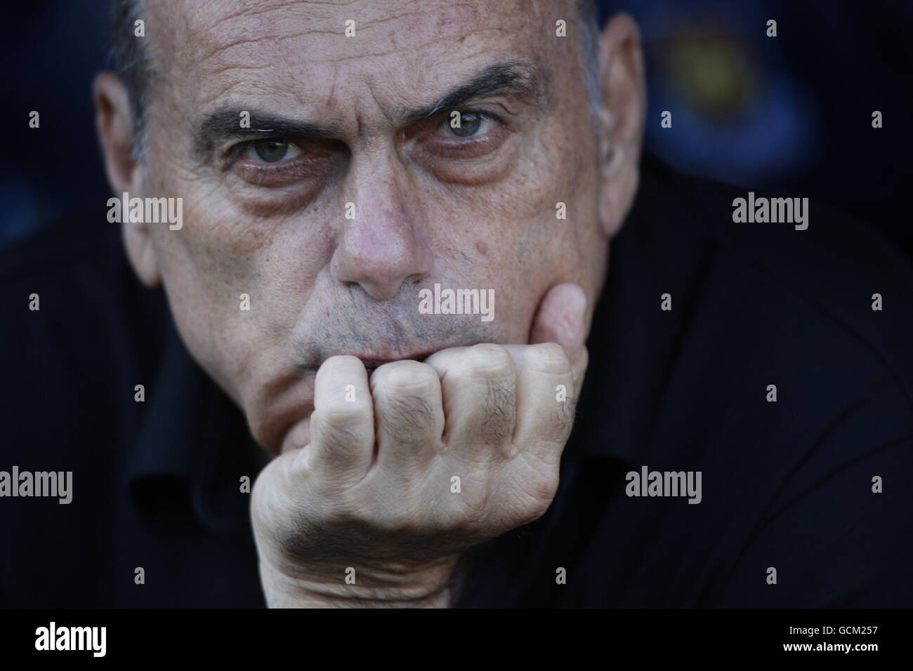 Calcio - Pre Season friendly - Peterborough United v West Ham United - London Road. Avram Grant, manager di West Ham United Foto Stock