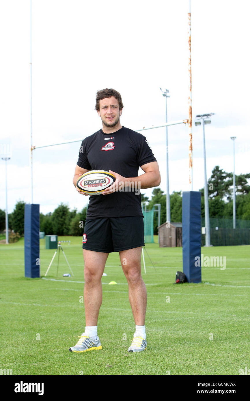 Rugby Union - Edimburgo di Esteban Lozada e Netani Talei Photocall - Centro Universitario Sportivo Foto Stock