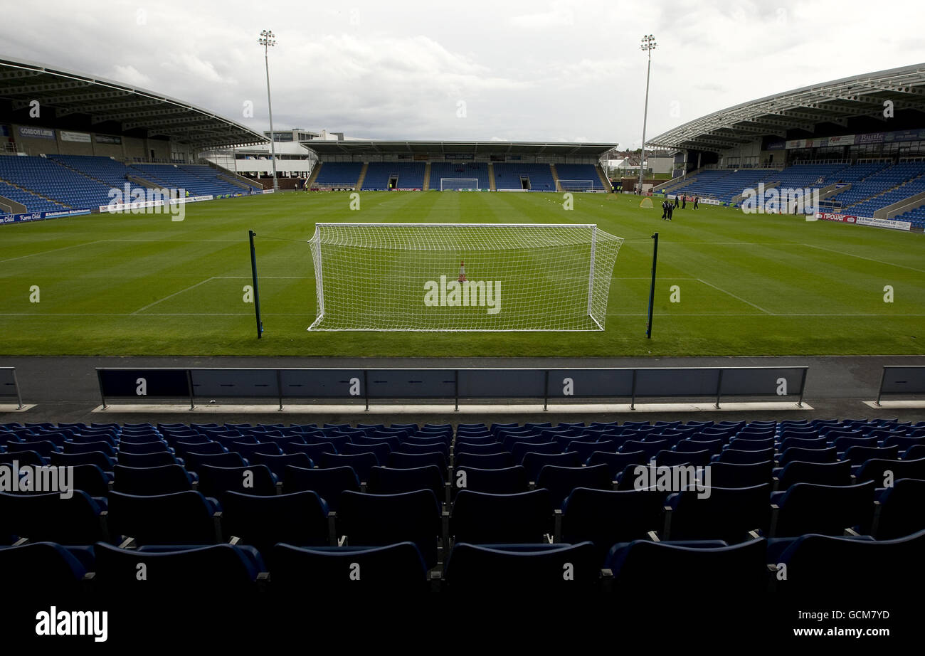 Calcio - Pre Season friendly - Chesterfield v Barnsley - stadio b2net. Una vista generale dello Stadio B2net Foto Stock