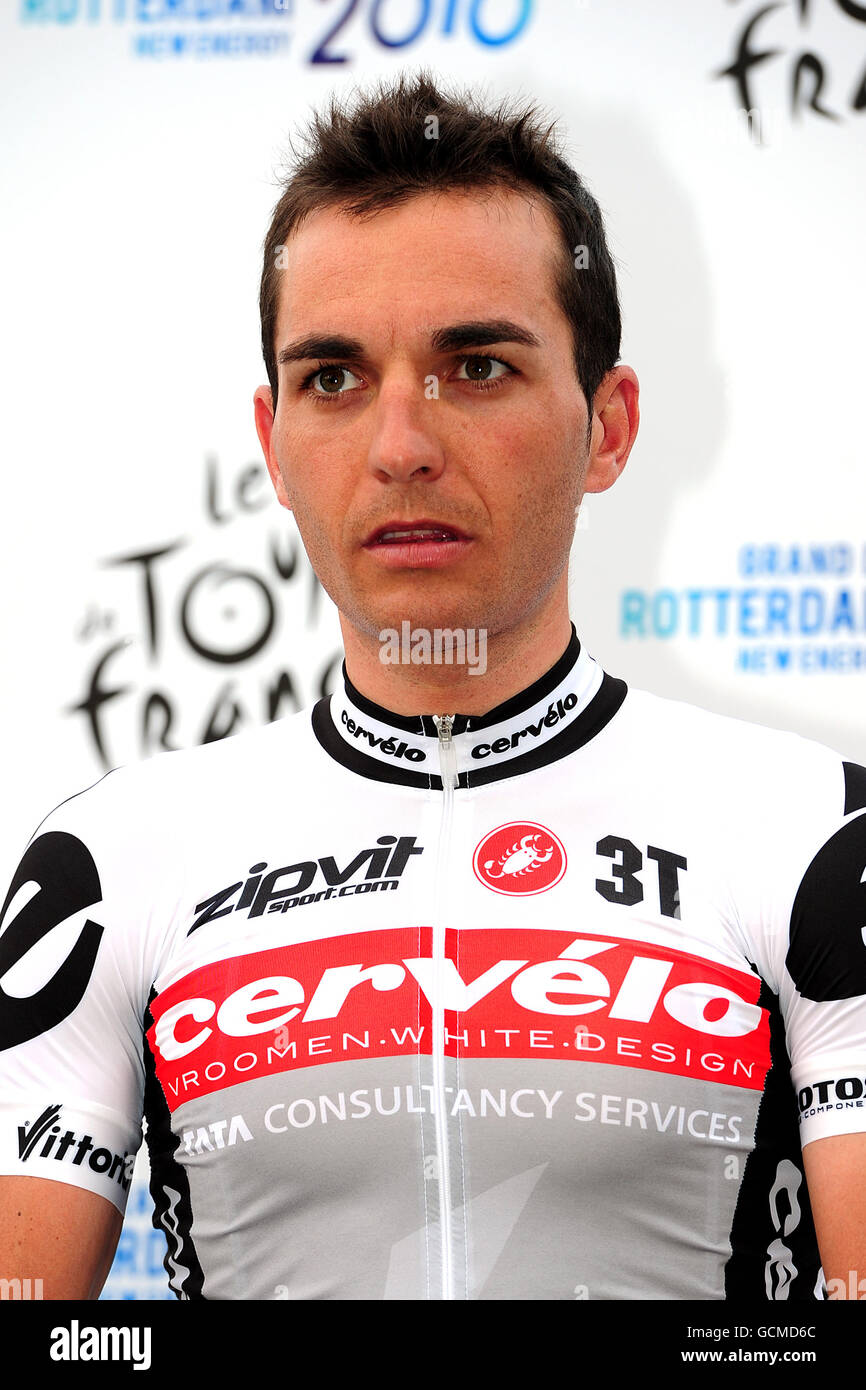 Ciclismo - Tour de France 2010 - Anteprima giorno. Xavier Florencio, Test Team Cervelo Foto Stock
