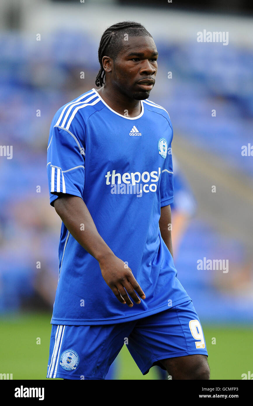 Calcio - Pre Season friendly - Peterborough United v Aston Villa - London Road. Aaron McLean, Peterborough United Foto Stock