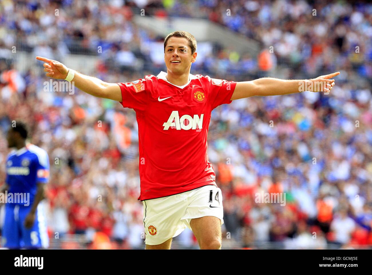 Calcio - FA scudo della comunità - Chelsea V Manchester United - Wembley Stadium Foto Stock