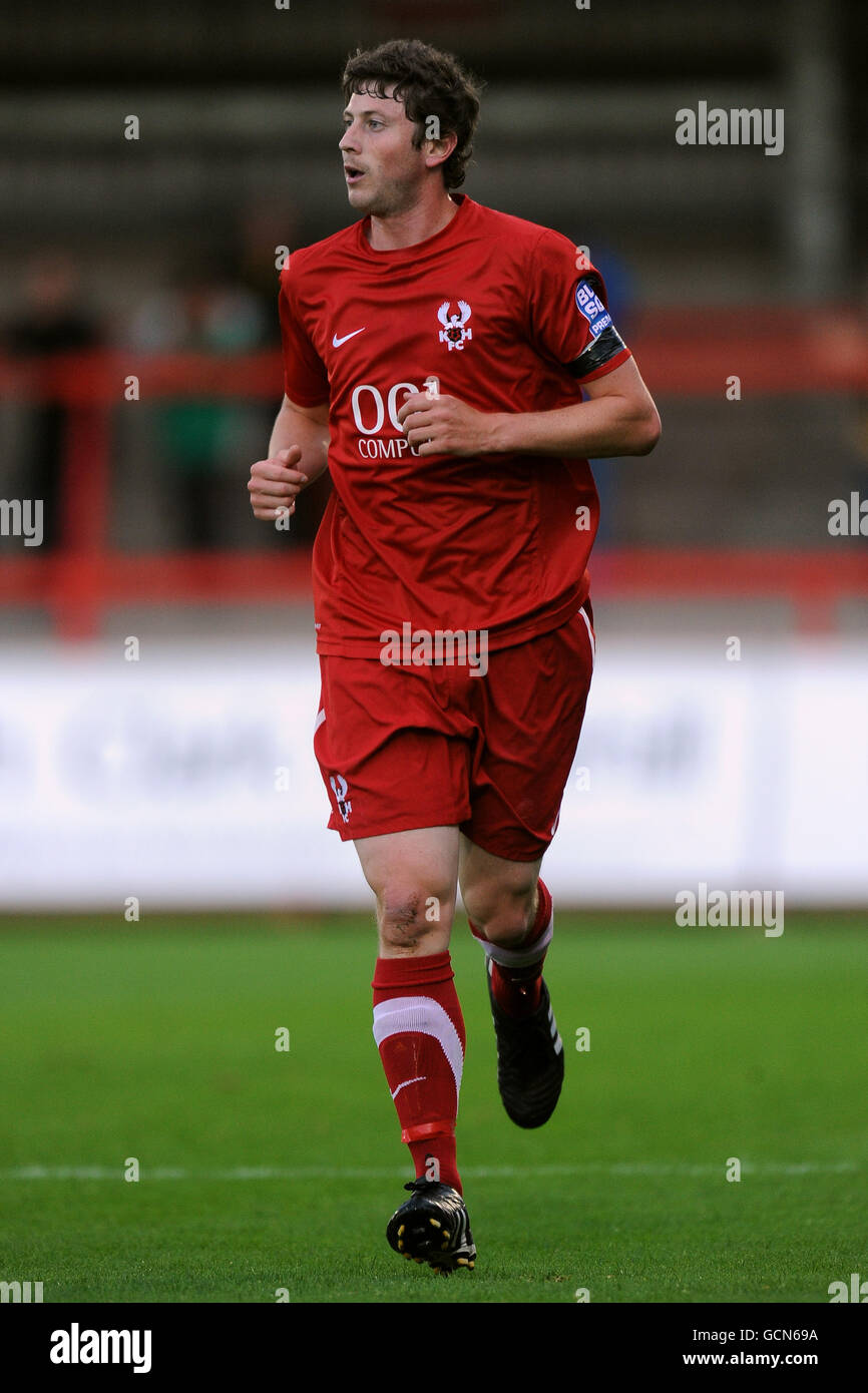 Calcio - Blue Square Premier - Kidderminster Harriers / Southport - Aggborough Stadium. Callum Gittings, Kidderminster Harriers Foto Stock