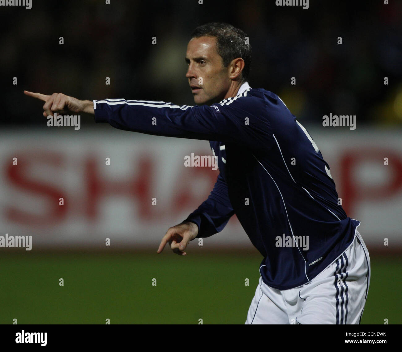 Soccer - UEFA Euro 2012 - Qualifiche - gruppo I - Lituania v Scozia - Dario Girenas Stadium Foto Stock