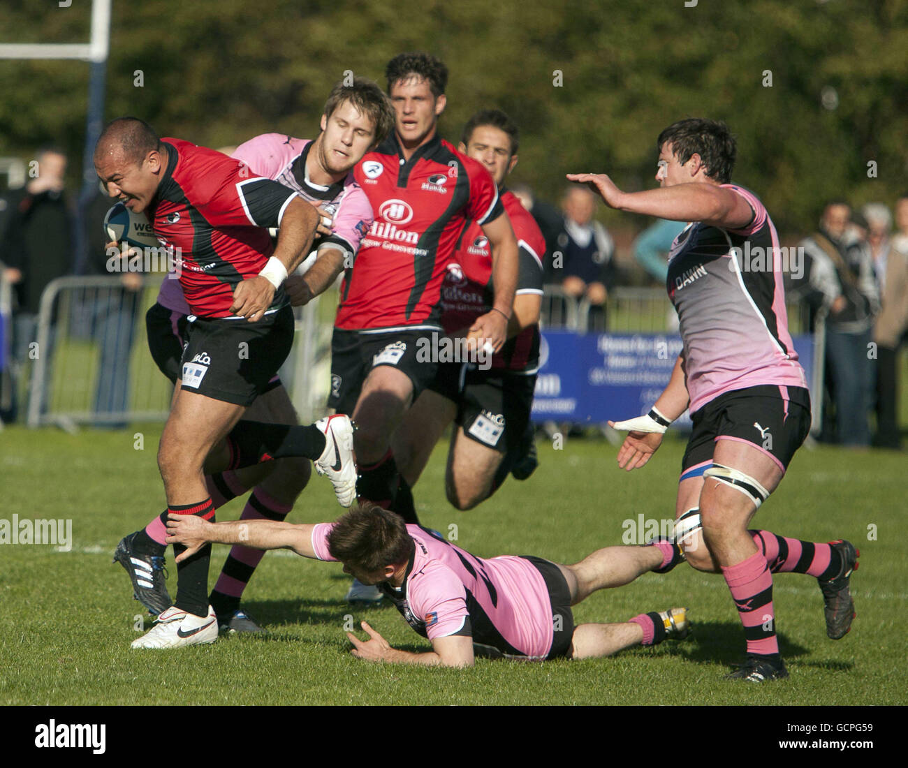 Rugby Union - Scottish Premiership Division One - Glasgow Hawks V Ayr - Vecchio Anniesland Foto Stock