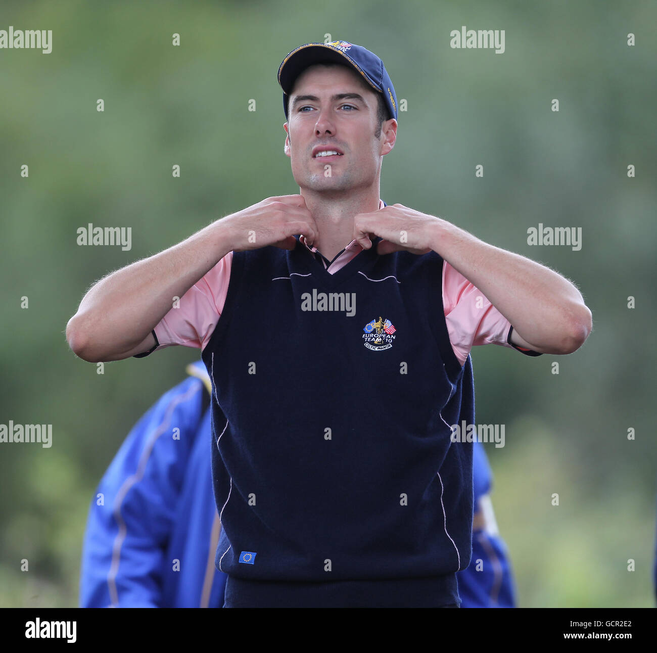 Golf - 38th Ryder Cup - Europa v USA - Practice Day Three - Celtic Manor Resort. Ross Fisher in Europa durante il suo turno di prove Foto Stock