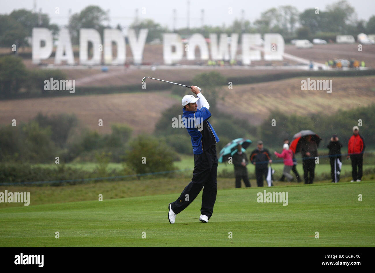 Golf - 38th Ryder Cup - Europa v USA - Giorno di pratica due - Celtic Manor Resort Foto Stock