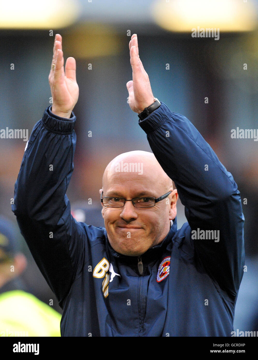 Calcio - Campionato di calcio npower - Burnley v Reading - Turf Moor. Un felice direttore della lettura Brian McDermott Foto Stock