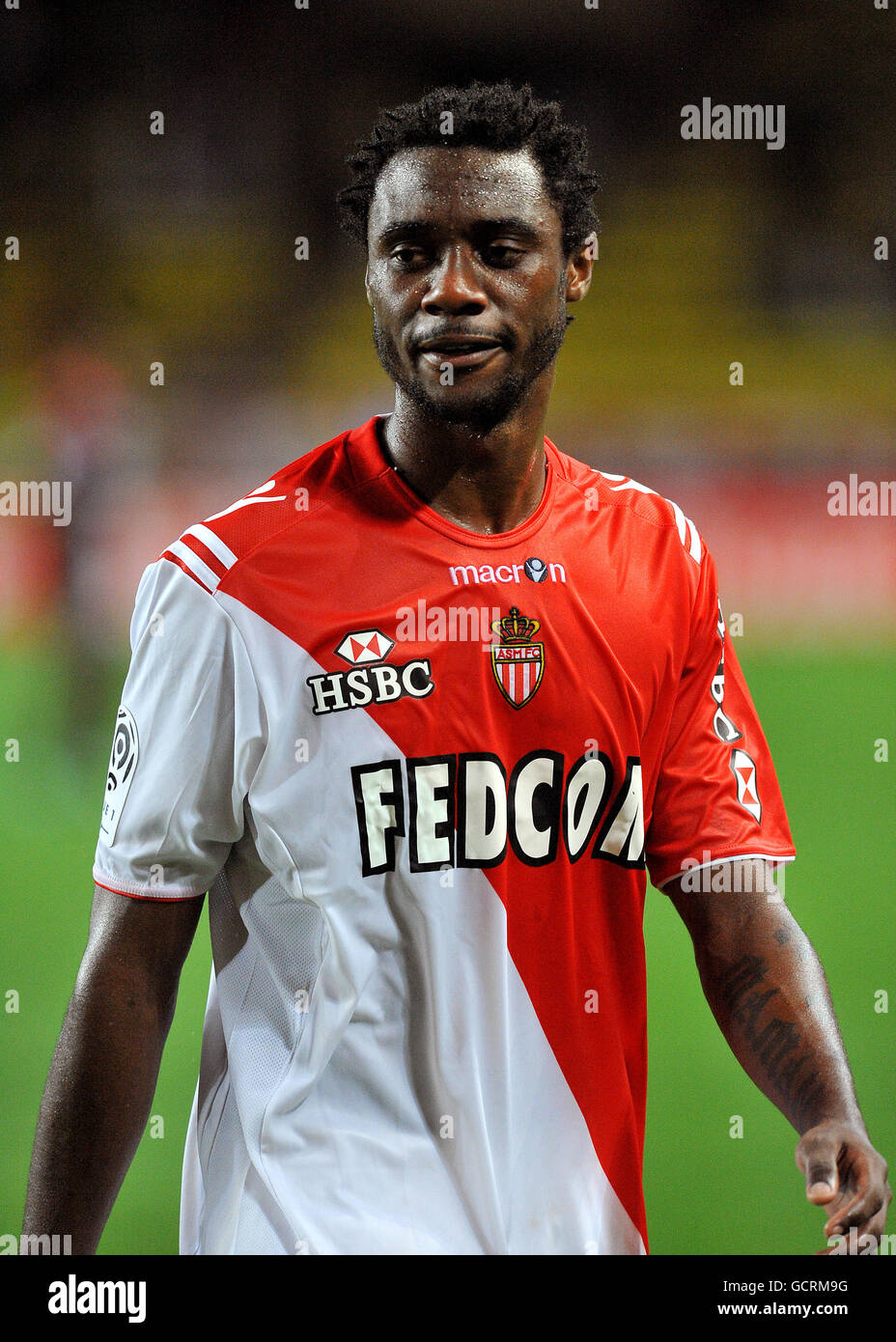 Calcio - Francia Premiere Division - AS Monaco / Tolosa - Stade Louis II. Nicolas N'Koulou, COME Monaco Foto Stock