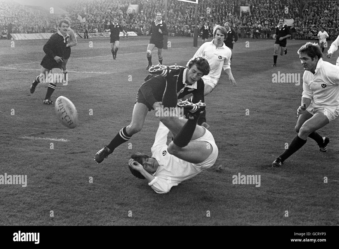 Rugby Union - Nuova Zelanda Tour di Gran Bretagna e Irlanda - Scozia v Nuova Zelanda - Murrayfield Foto Stock