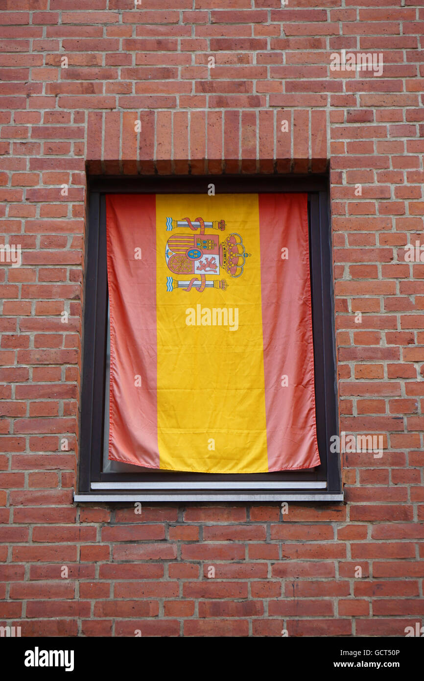 Calamita Frigorifero Bandiera Spagna - 8.9x6.3cm, Plastica Acrilica, Decorazione Colorata - Foto 2