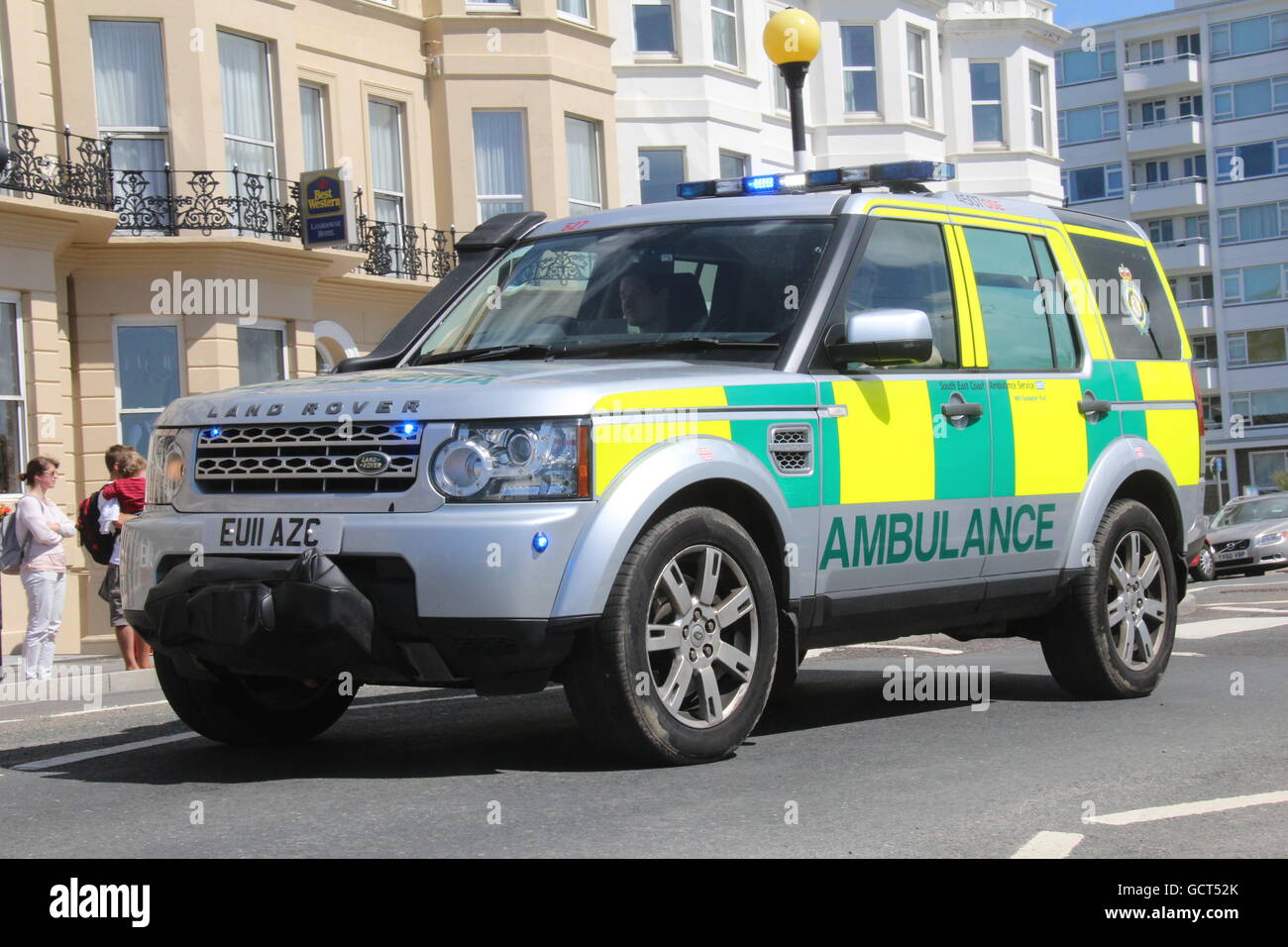 Una costa sud orientale del servizio ambulanza paramedico PRIMA RISPOSTA AMBULANZA Foto Stock