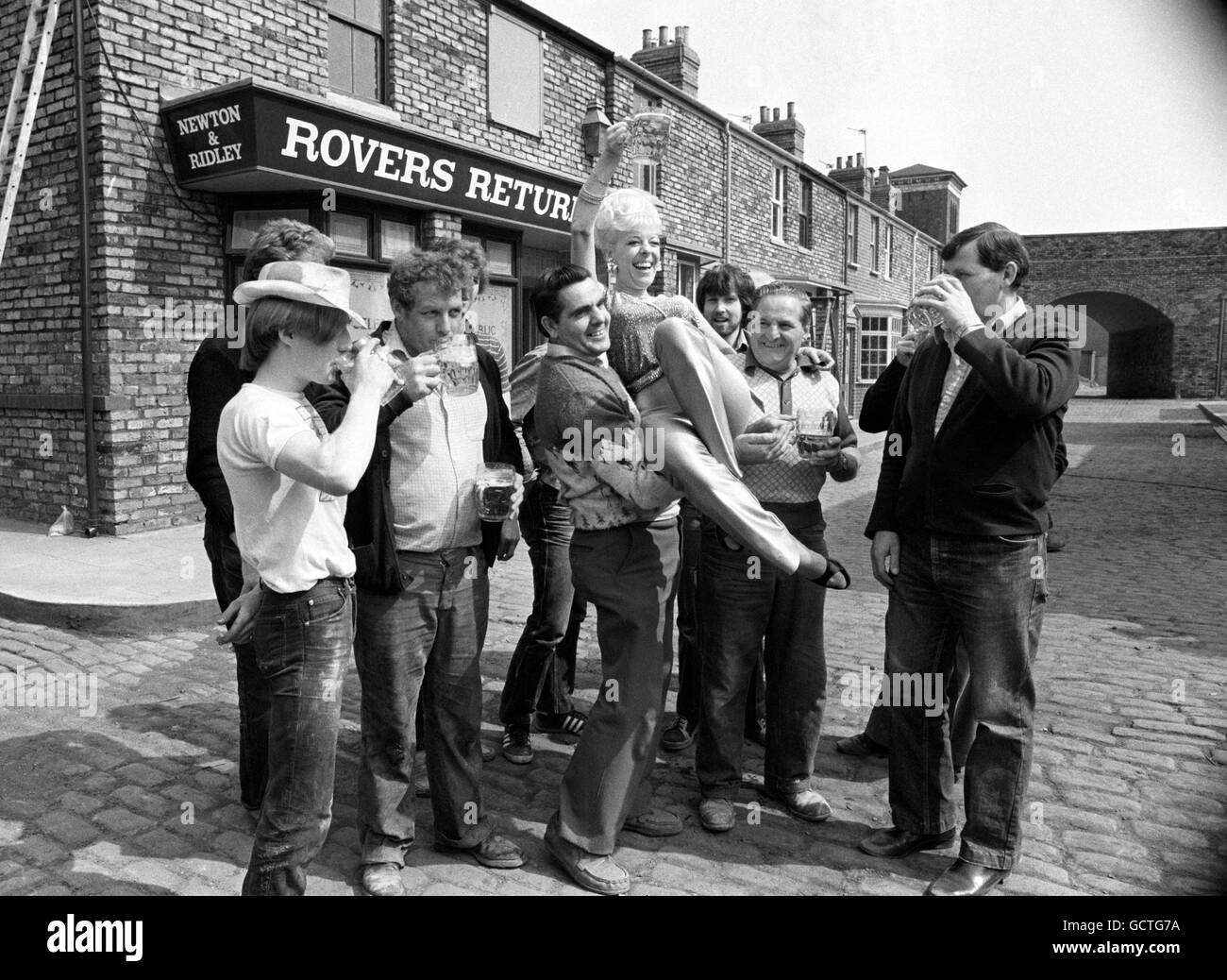 Televisione - ITV - Coronation Street nuovo set - Granada Studios Foto Stock