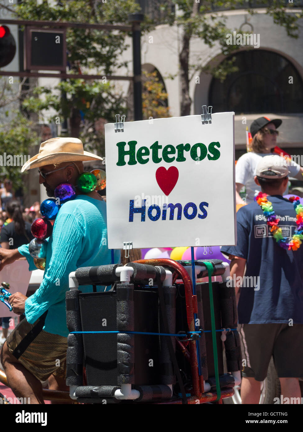 San Francisco Pride Parade 2016 Foto Stock